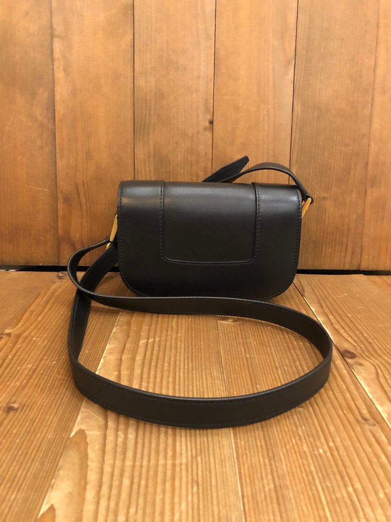 2021 VALENTINO Garavani Brown Leather Small Supervee Crossbody Bag at