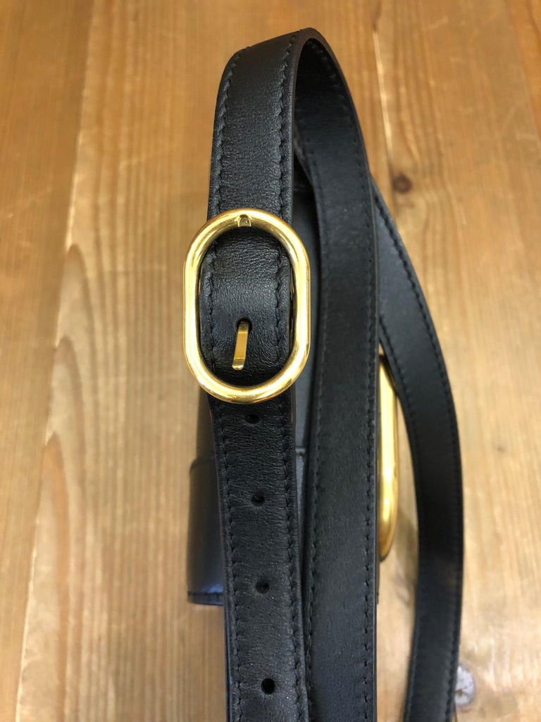 2021 VALENTINO Garavani Brown Leather Small Supervee Crossbody Bag at