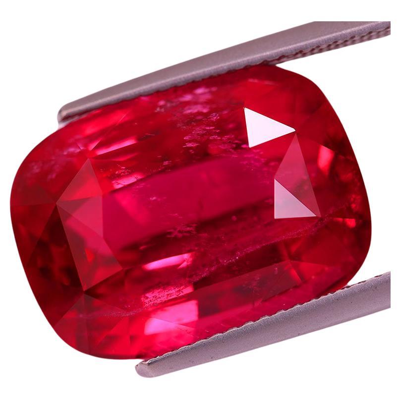20.21Cts GRS Certified Vivid Red Tanzanian Mahenge Spinel Exclusive Rare Gem For Sale