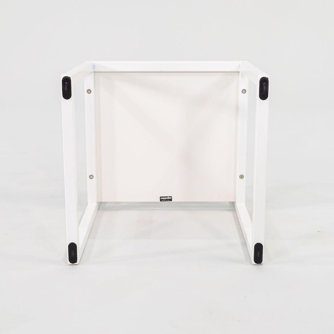 Moderne 2022 AG Fronzoni pour Cappellini '64 Chaises en laque blanche mate, 3x disponibles en vente