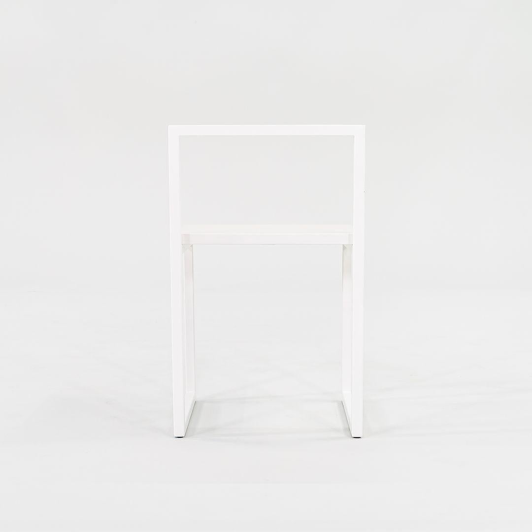 2022 AG Fronzoni pour Cappellini '64 Chaises en laque blanche mate, 3x disponibles Excellent état - En vente à Philadelphia, PA