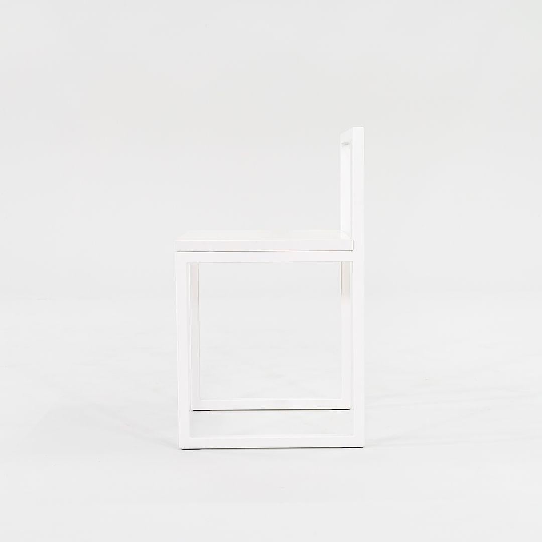 Acier 2022 AG Fronzoni pour Cappellini '64 Chaises en laque blanche mate, 3x disponibles en vente