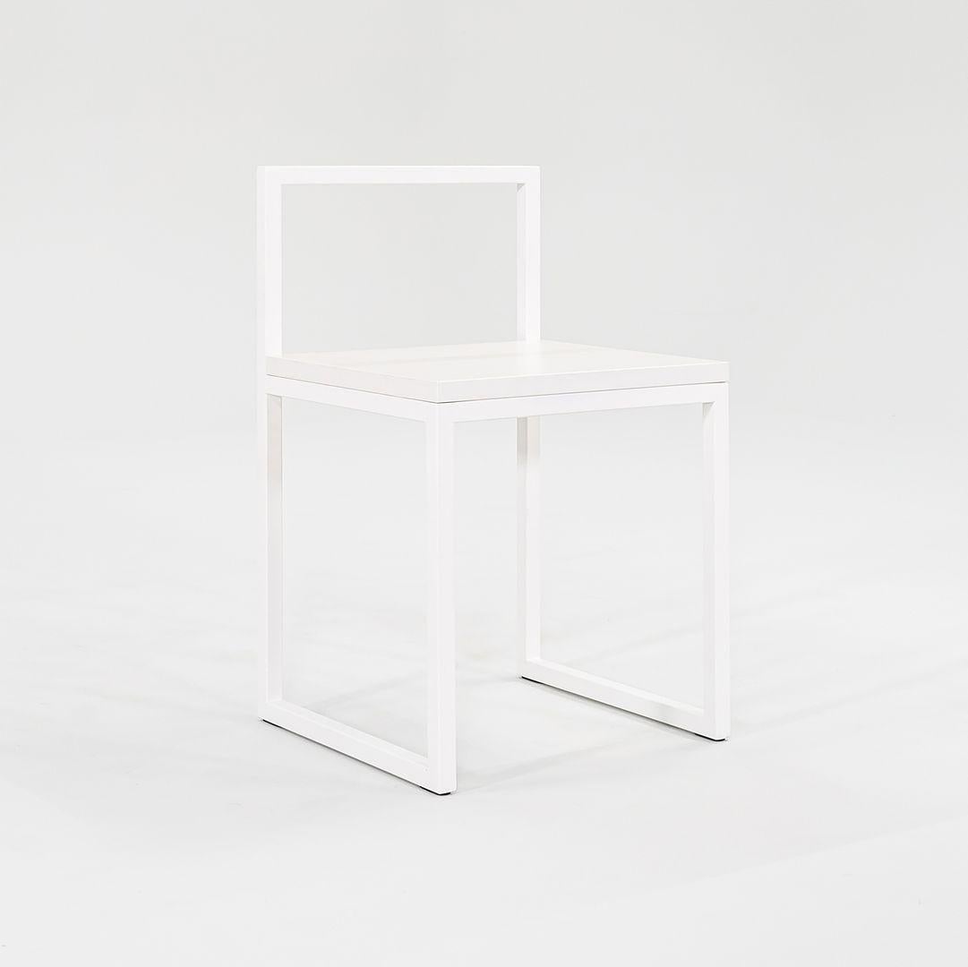 2022 AG Fronzoni pour Cappellini '64 Chaises en laque blanche mate, 3x disponibles en vente 2