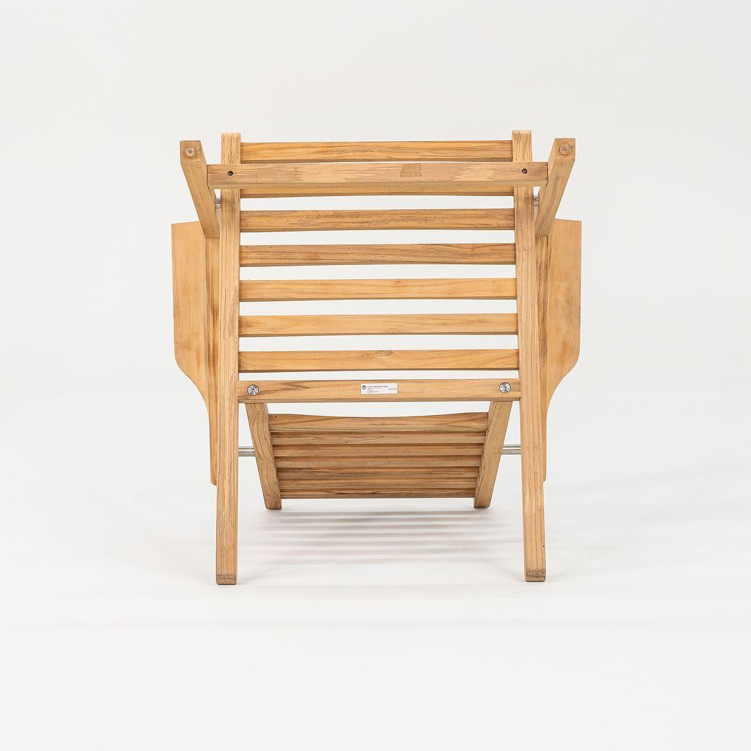 2022 Alfred Homann per Carl Hansen AH603 Sedia da esterno in teak Made in Denmark in vendita 3