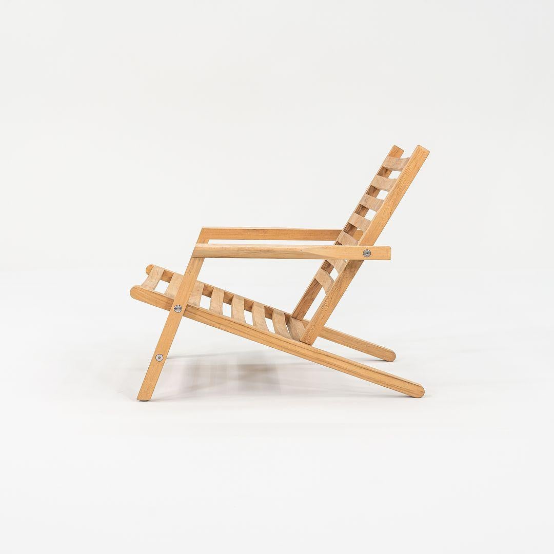 Moderno 2022 Alfred Homann per Carl Hansen AH603 Sedia da esterno in teak Made in Denmark in vendita