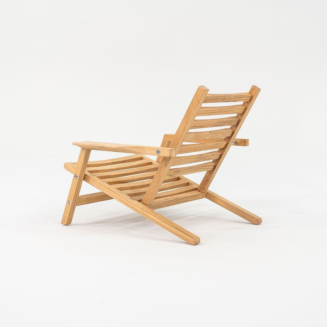 Danese 2022 Alfred Homann per Carl Hansen AH603 Sedia da esterno in teak Made in Denmark in vendita