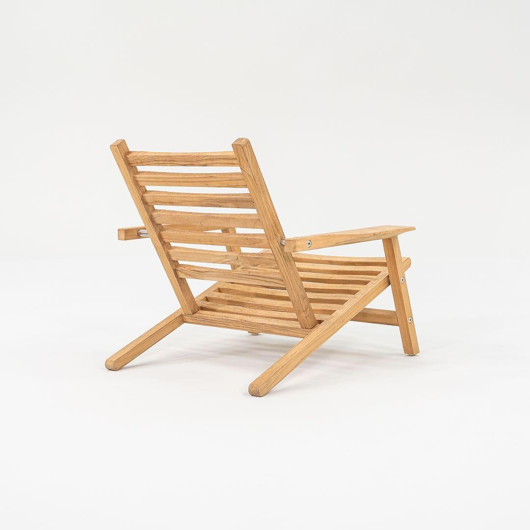2022 Alfred Homann per Carl Hansen AH603 Sedia da esterno in teak Made in Denmark In condizioni ottime in vendita a Philadelphia, PA