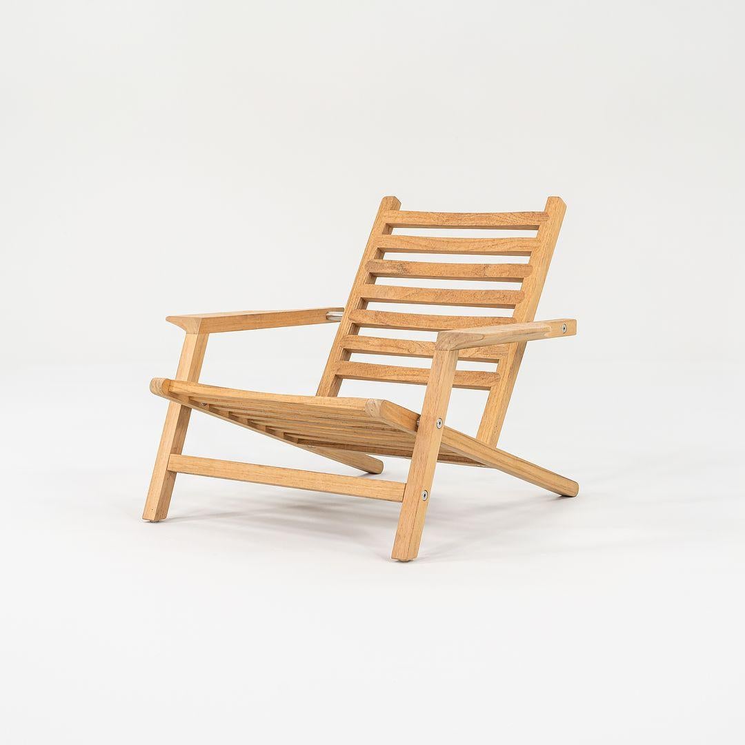 Legno 2022 Alfred Homann per Carl Hansen AH603 Sedia da esterno in teak Made in Denmark in vendita