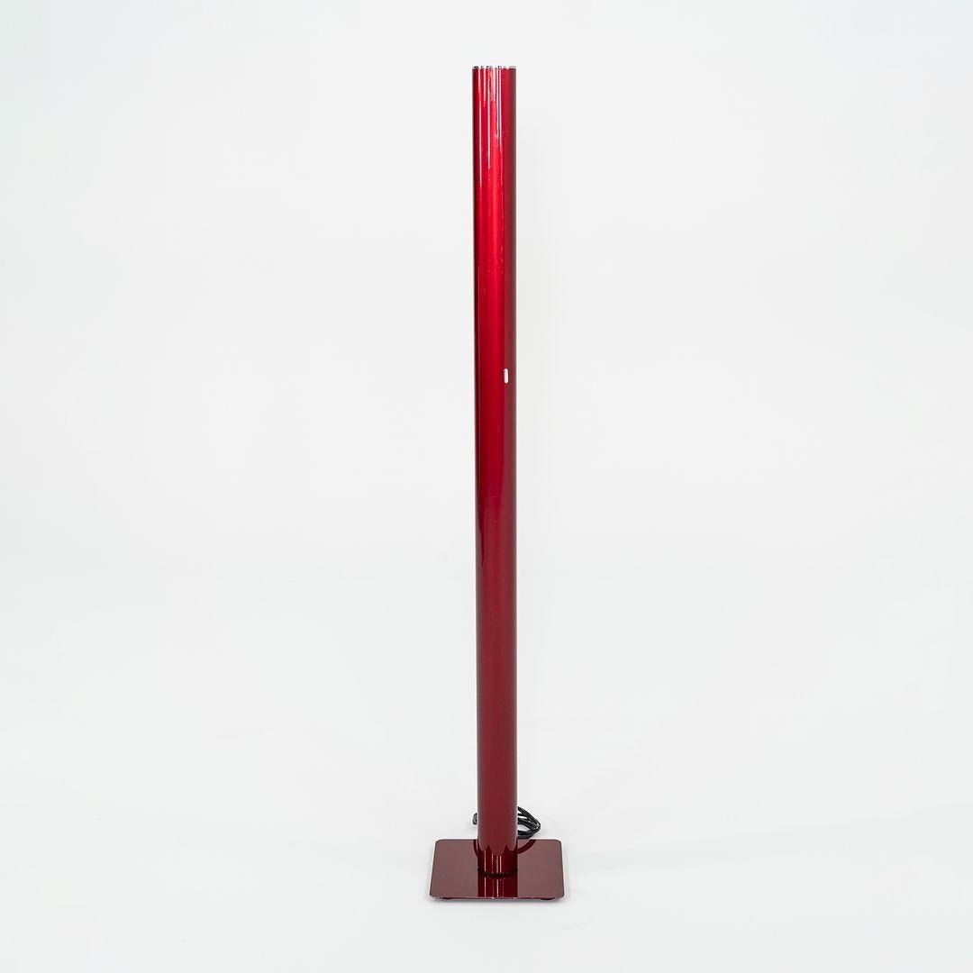 Modern 2022 Artemide ILIO Floor Lamp by Ernesto Gismondi 3000K Red Steel and Aluminum For Sale