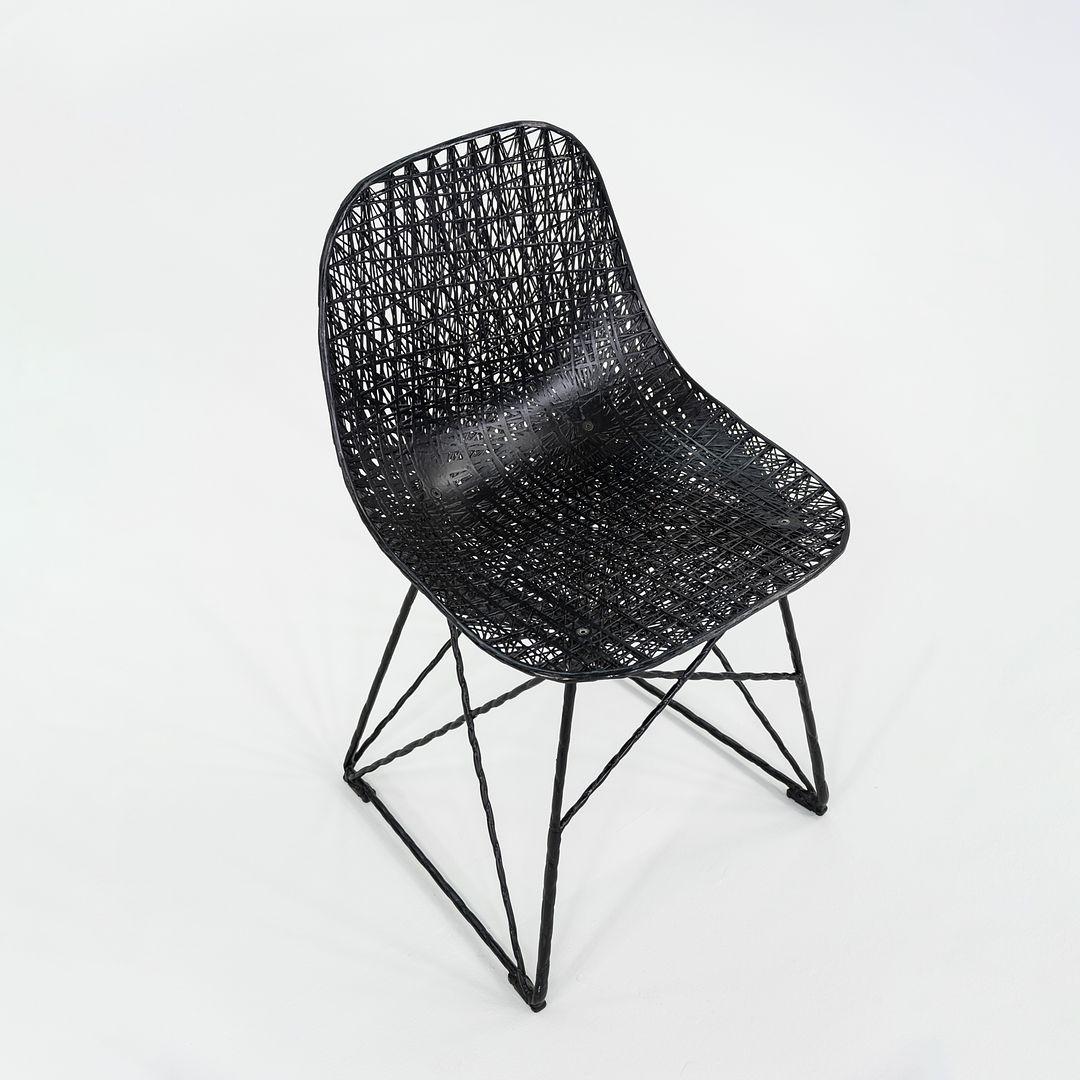 2022 Bertjan Pot e Marcel Wanders per MOOOI Sedia da pranzo in fibra di carbonio nera in vendita 5