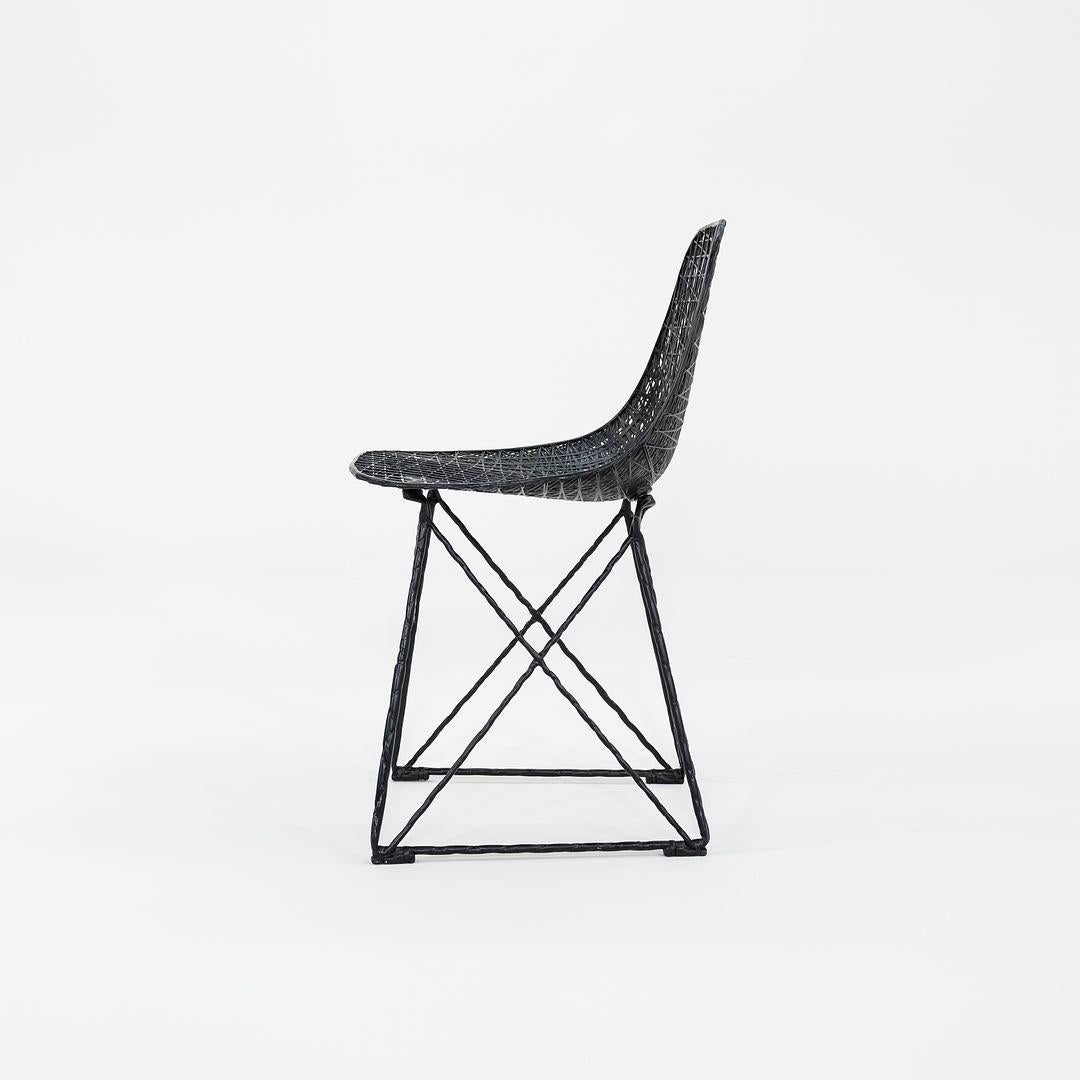 Moderno 2022 Bertjan Pot e Marcel Wanders per MOOOI Sedia da pranzo in fibra di carbonio nera in vendita