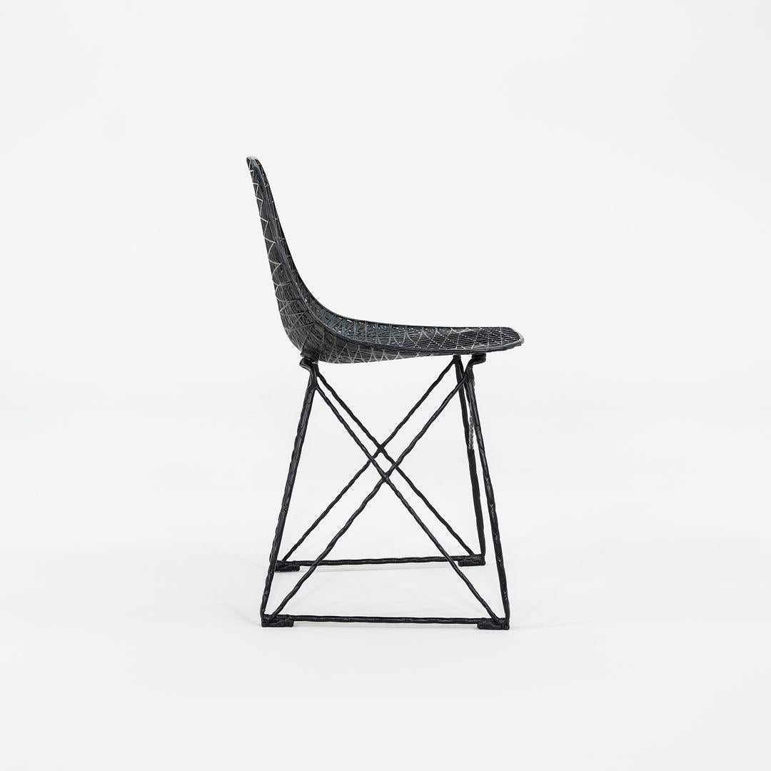 2022 Bertjan Pot e Marcel Wanders per MOOOI Sedia da pranzo in fibra di carbonio nera in vendita 1