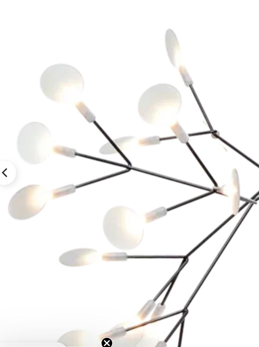 Dutch 2022 Bertjan Pot for MOOOI Heracleum III Suspended Large Lamp in Nickel 3x Avail For Sale
