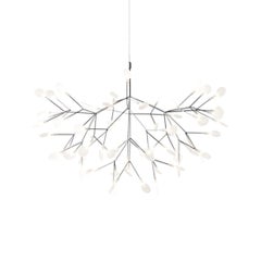 2022 Bertjan Pot for MOOOI Heracleum III Suspended Large Lamp in Nickel 3x Avail