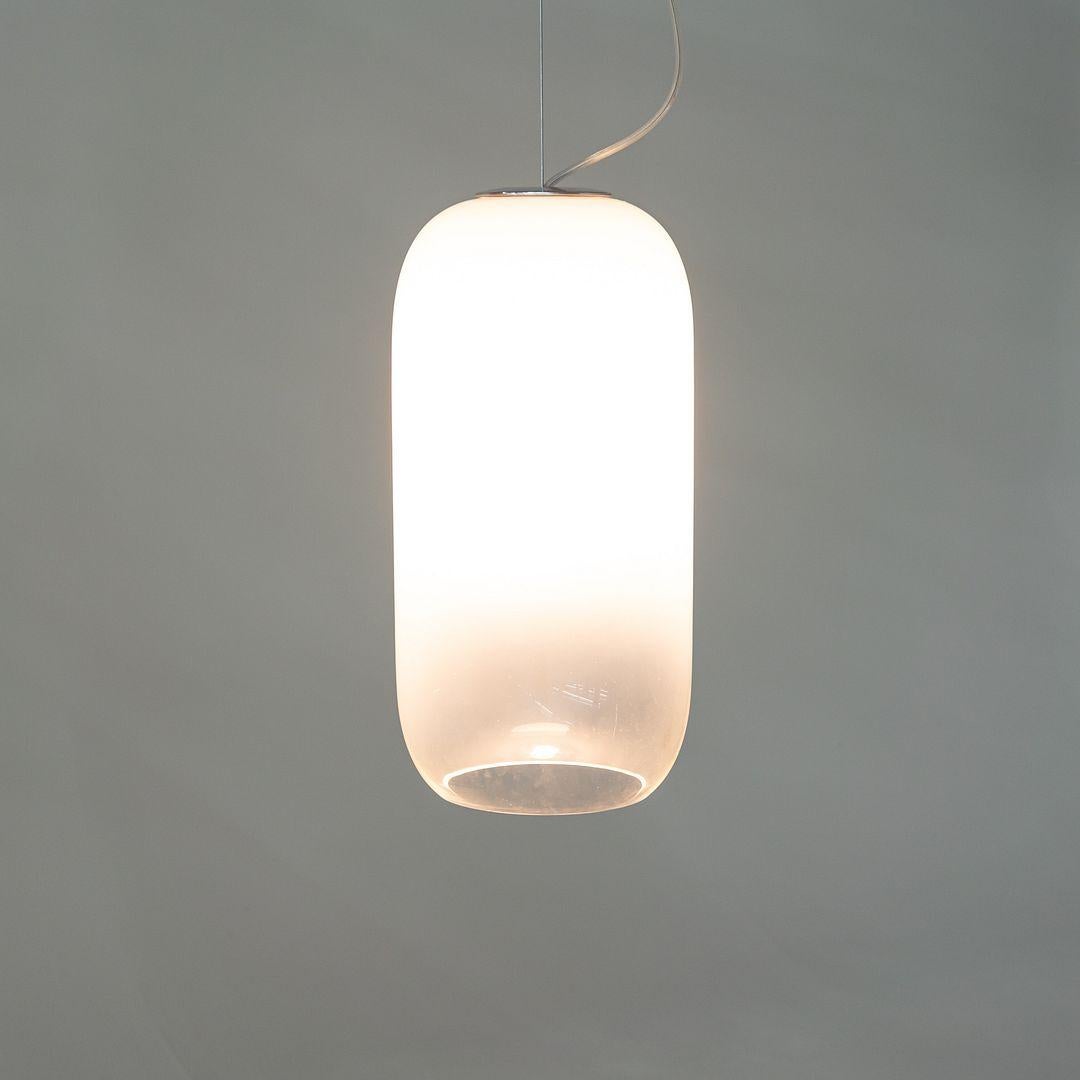 2022 Bjarke Ingels Group for Artemide Gople Suspension Pendant Lamp in White For Sale 4