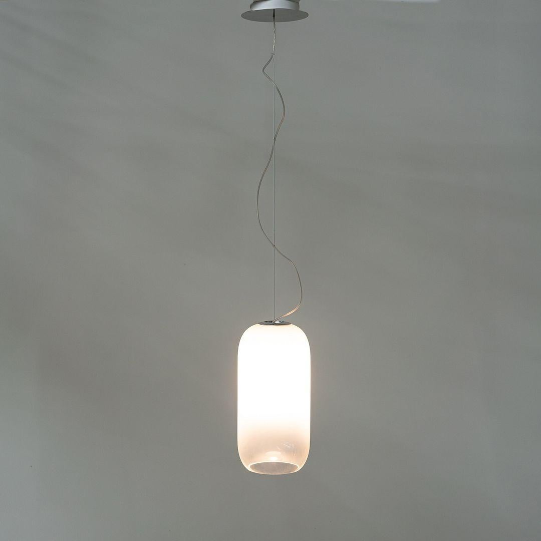 2022 Bjarke Ingels Group for Artemide Gople Suspension Pendant Lamp in White For Sale 5