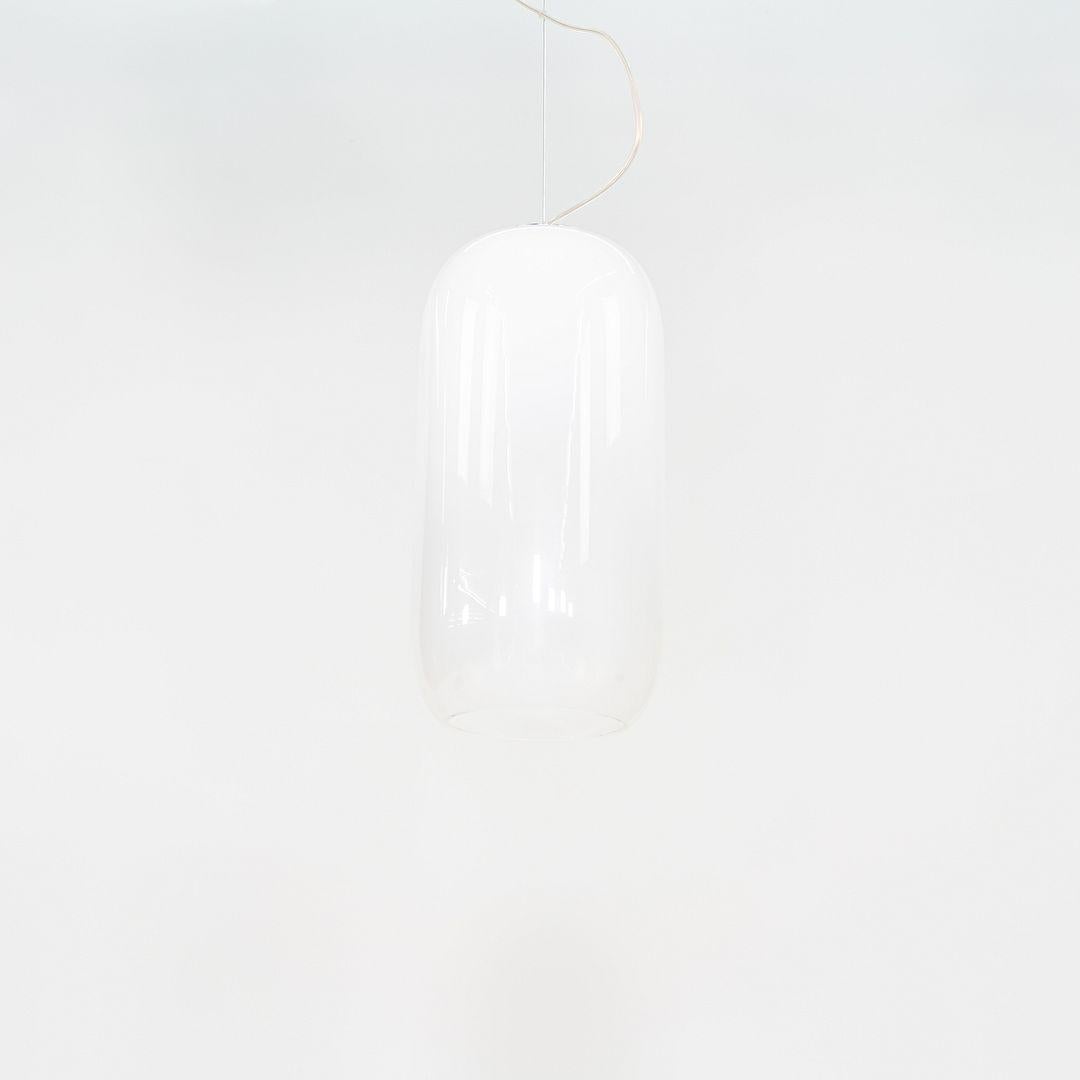 Modern 2022 Bjarke Ingels Group for Artemide Gople Suspension Pendant Lamp in White For Sale
