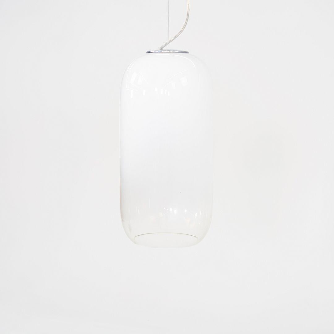 Aluminum 2022 Bjarke Ingels Group for Artemide Gople Suspension Pendant Lamp in White For Sale