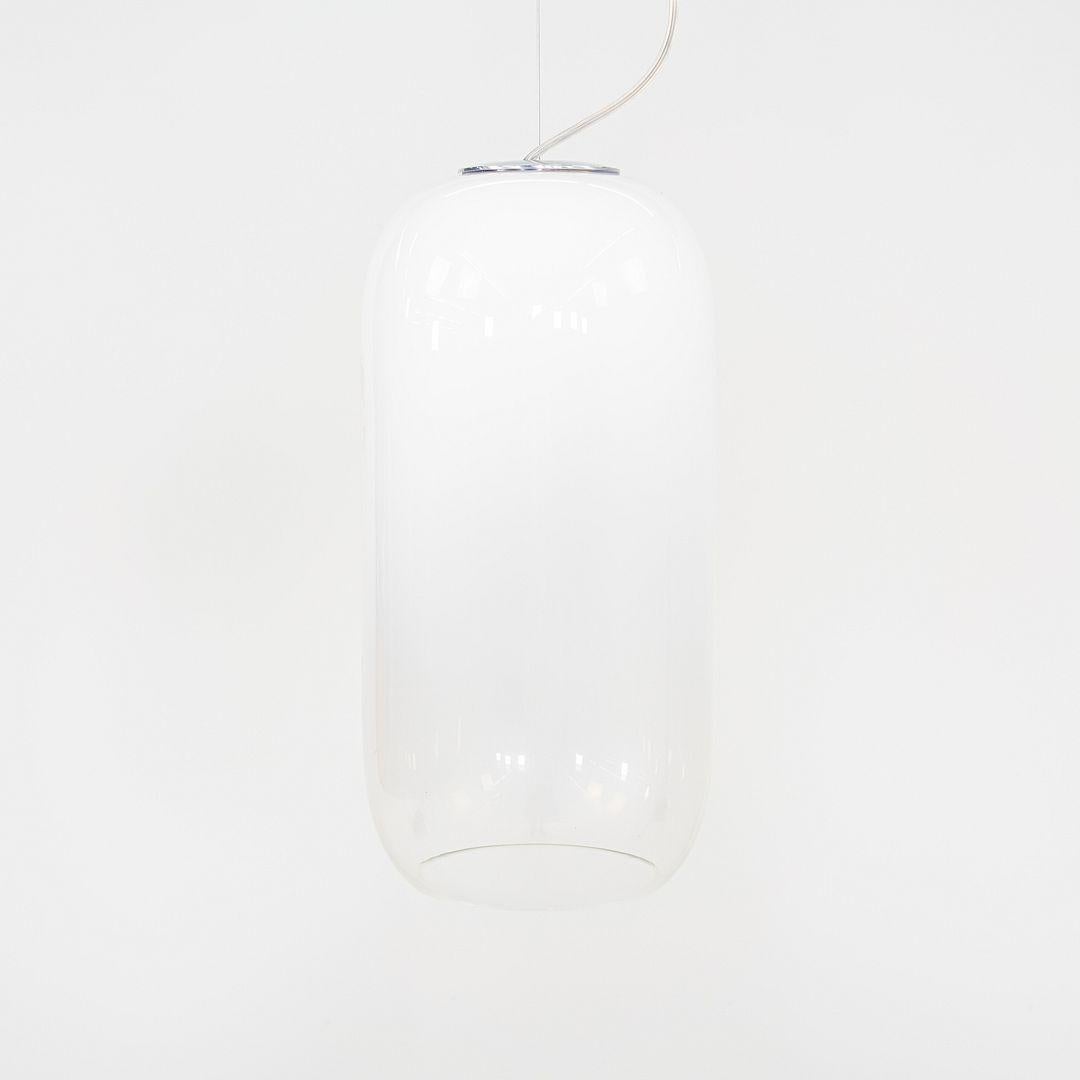 2022 Bjarke Ingels Group for Artemide Gople Suspension Pendant Lamp in White For Sale 1