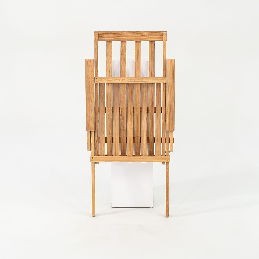 2022 Borge Hansen pour Carl Hansen BM5568 Chaise longue de terrasse en teck brut en vente 3