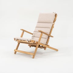 2022 Borge Mogensen for Carl Hansen BM5568 Deck Lounge Chair in Teak Untreated