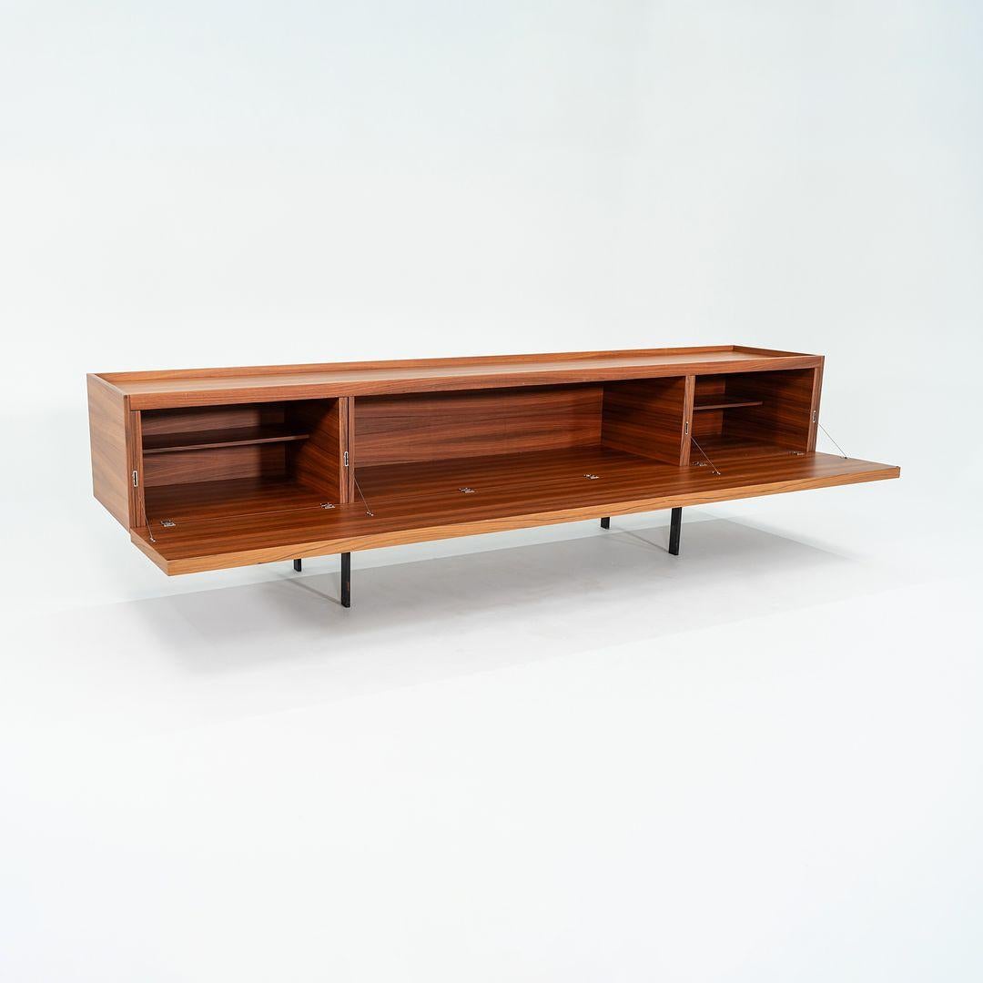 Modern 2022 Cappellini Piero Lissoni Lochness 10ft Credenza Cabinet Palisander Rosewood For Sale