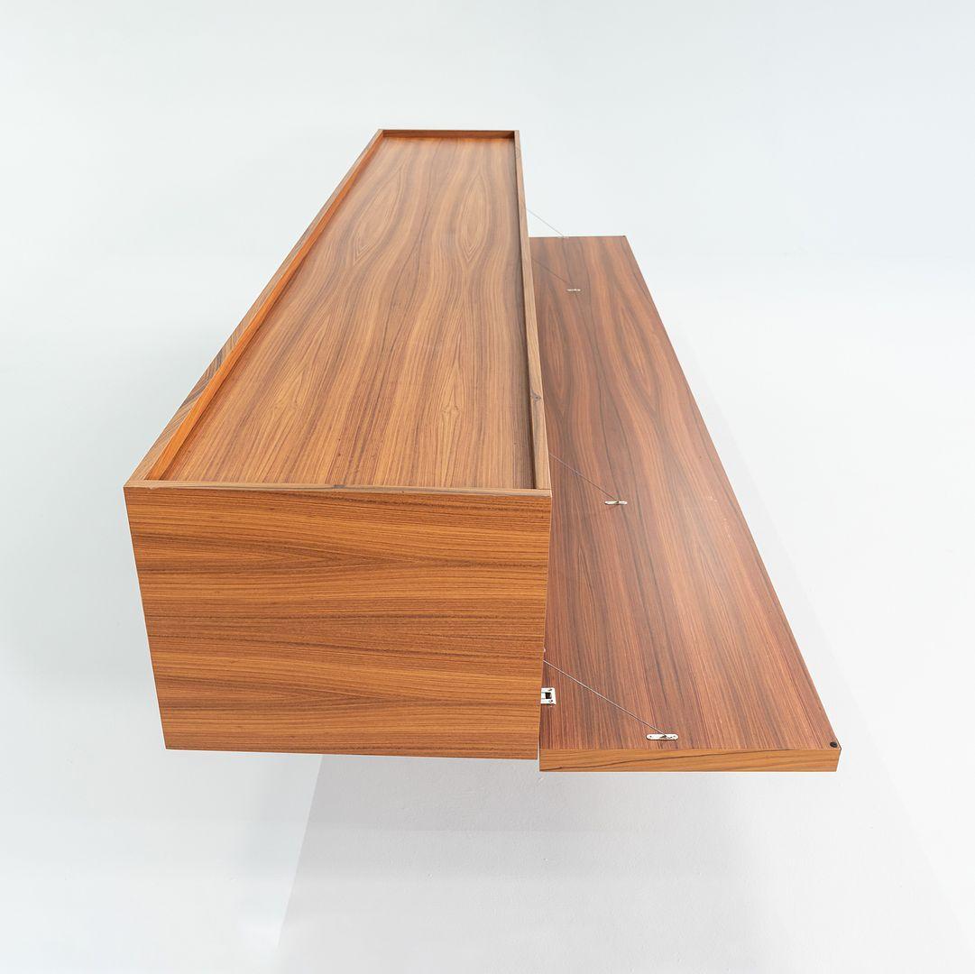 2022 Cappellini Piero Lissoni Lochness 10ft Credenza Cabinet Palisander Rosewood In Excellent Condition For Sale In Philadelphia, PA
