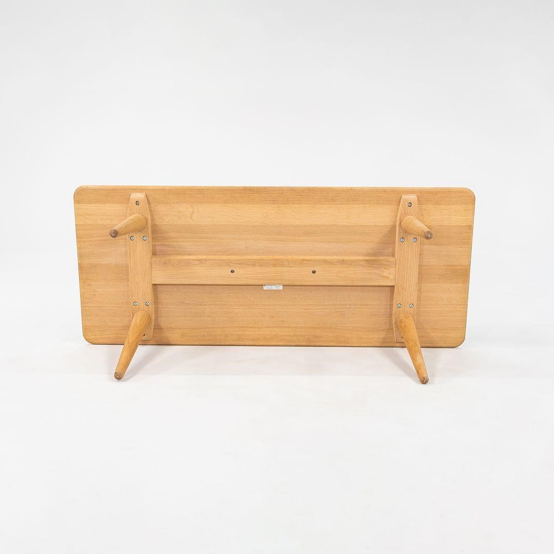 Modern 2022 Carl Hansen CH011 Coffee Table in Oak Soap by Hans Wegner Made in Denmark For Sale