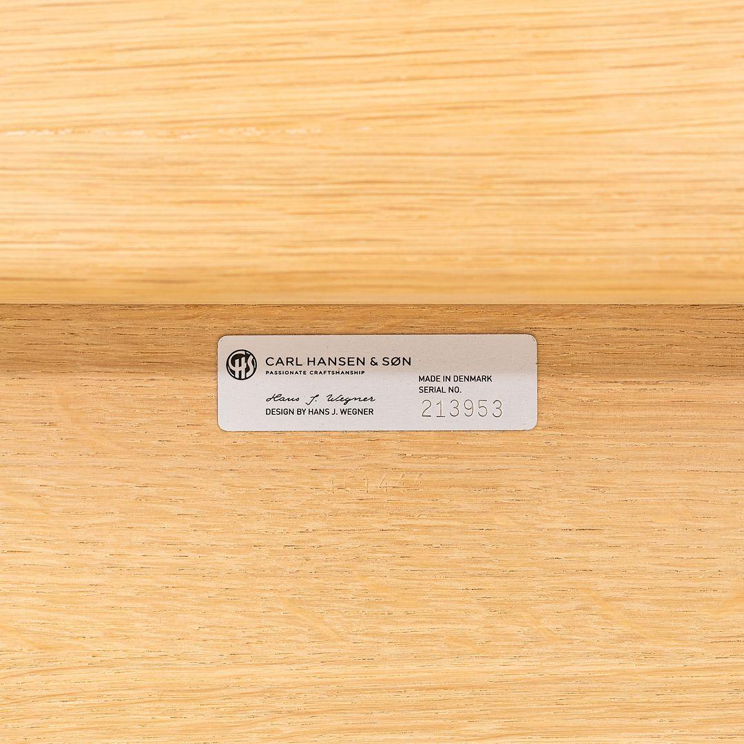 Contemporary 2022 Carl Hansen CH011 Coffee Table in Oak Soap by Hans Wegner Made in Denmark For Sale