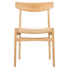 2022 Carl Hansen CH23 Dining Chair Made of Oak and Papercord by Hans J. Wegner