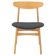 2022 Carl Hansen CH30P Dining Chair in Oak by Hans J. Wegner w/ Upholstered Seat