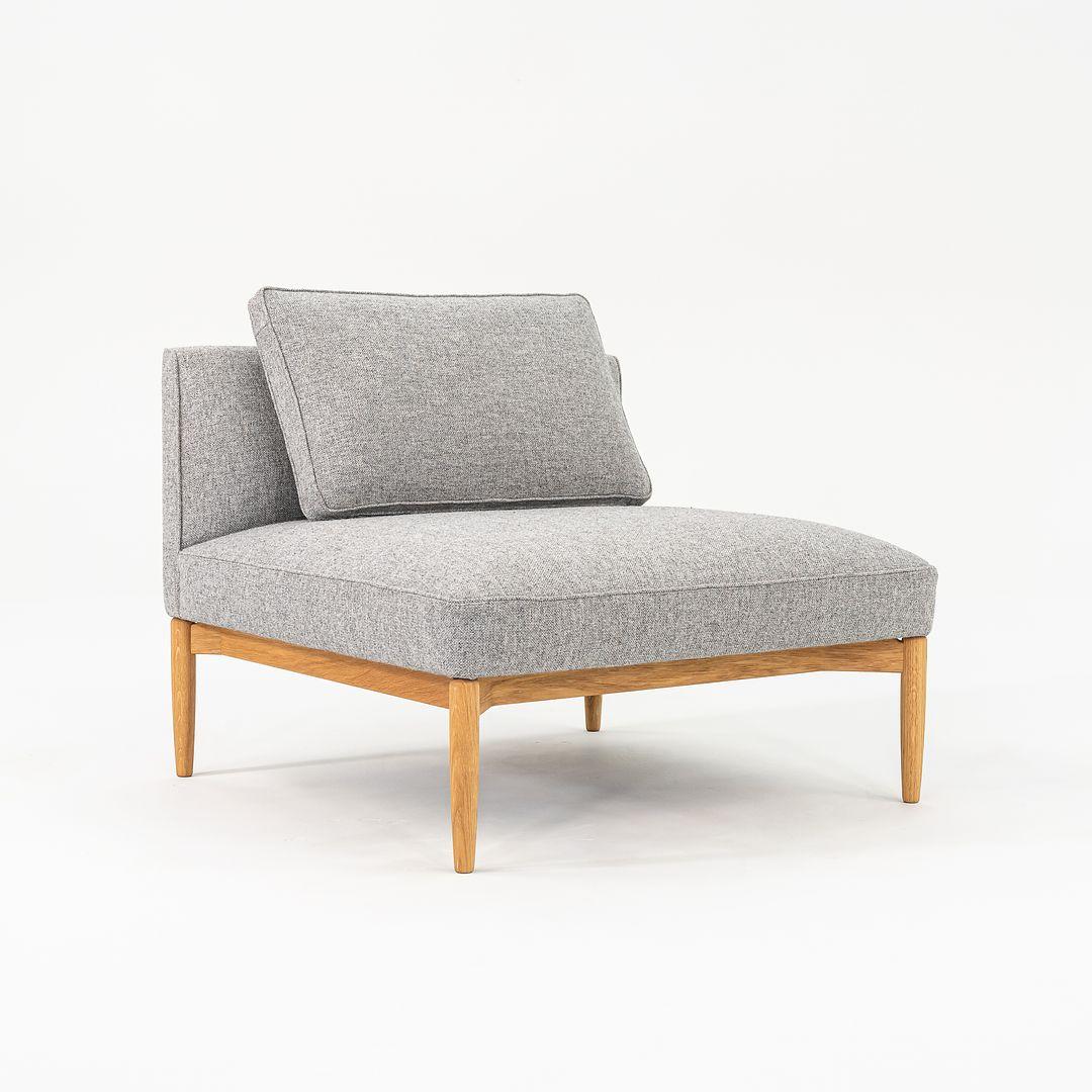 2022 Carl Hansen für EOOS E300 Lounge Chair COM Grey Fabric & Oak Oil of Denmark (Schaumstoff) im Angebot