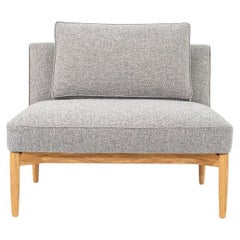 2022 Carl Hansen pour EOOS Chaise longue E300 COM Tissu gris et Oak Oak du Danemark