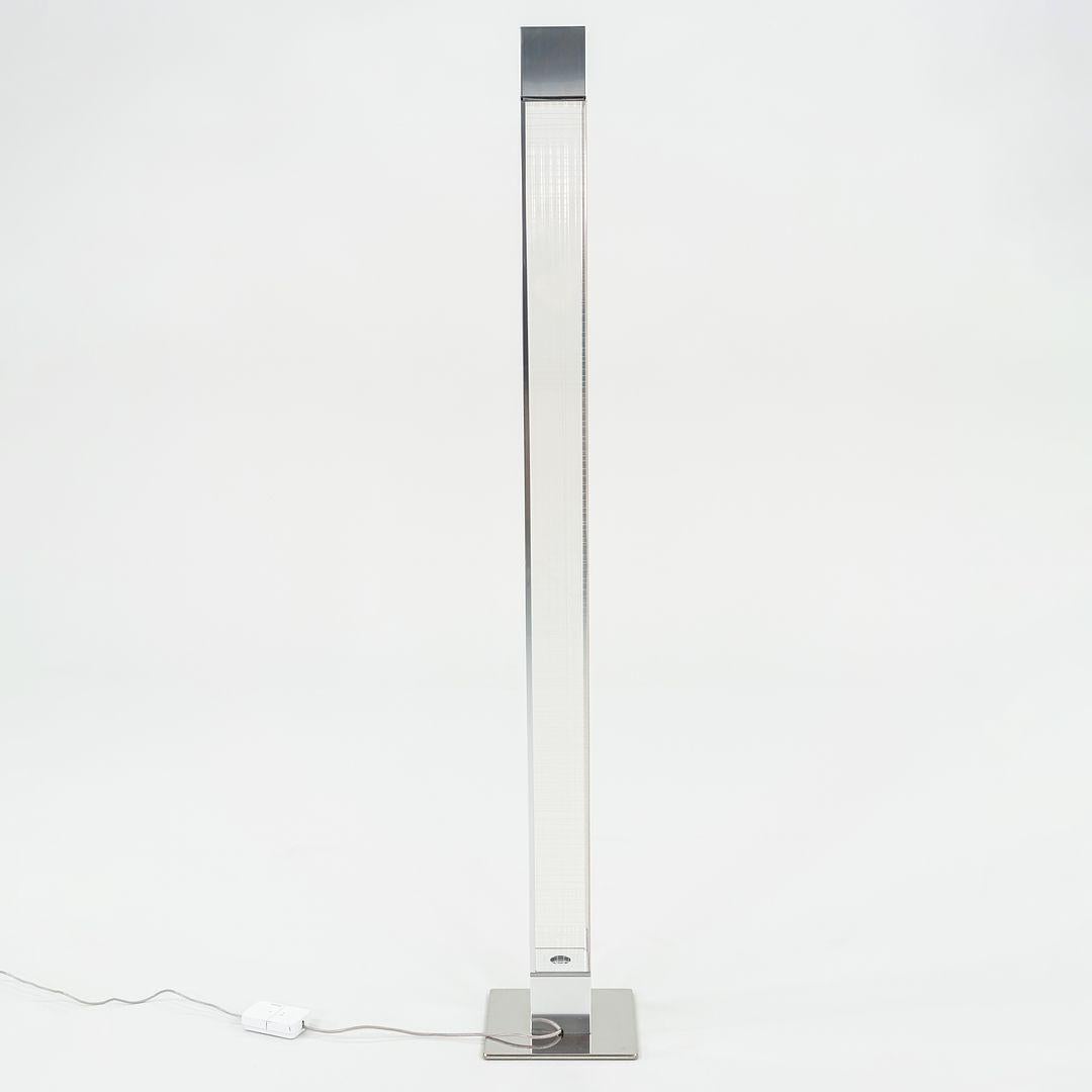 Modern 2022 Carlotta de Bevilacqua for Artemide Mimesi Floor Lamp LED 3000K Chrome 120V For Sale