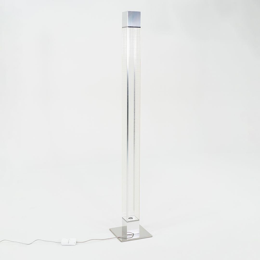 Italian 2022 Carlotta de Bevilacqua for Artemide Mimesi Floor Lamp LED 3000K Chrome 120V For Sale