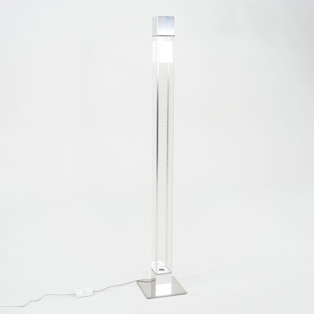 2022 Carlotta de Bevilacqua for Artemide Mimesi Floor Lamp LED 3000K Chrome 120V In Excellent Condition For Sale In Philadelphia, PA