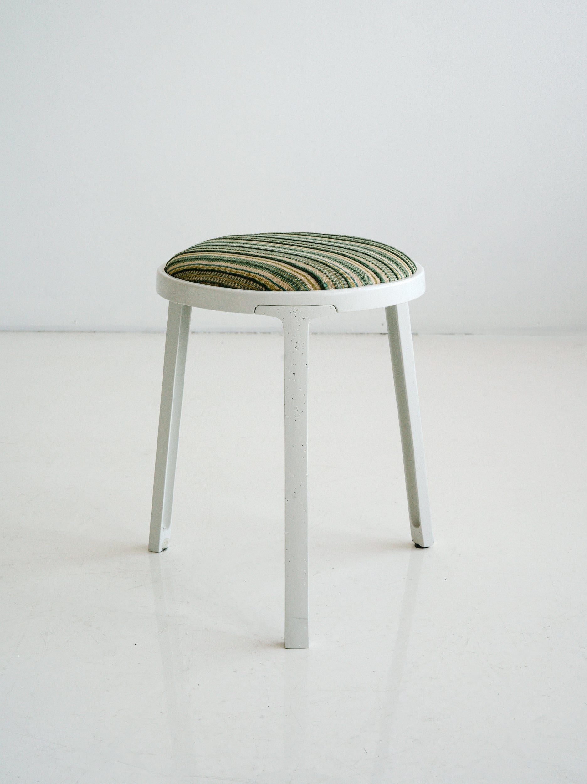 Cast Aluminum Stool (available in three sizes) For Sale 4