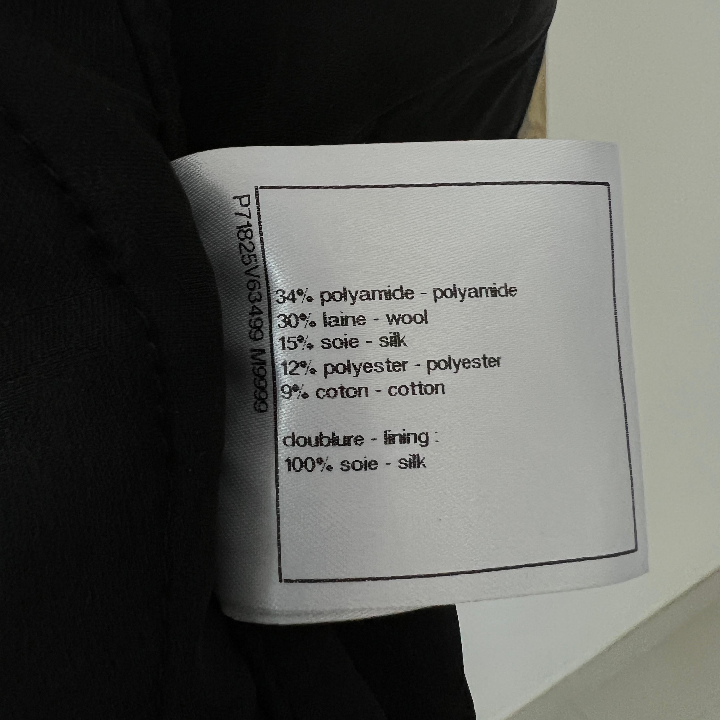 2022 Chanel Black Lesage Tweed Jacket 8