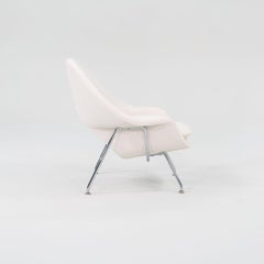 2022 Eero Saarinen for Knoll Child Size Womb Chair in White Leather, Model 70LS