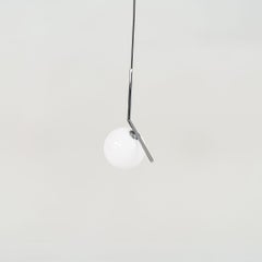 2022 Flos IC Light Suspension 1 Pendant by Michael Anastassiades in Chrome