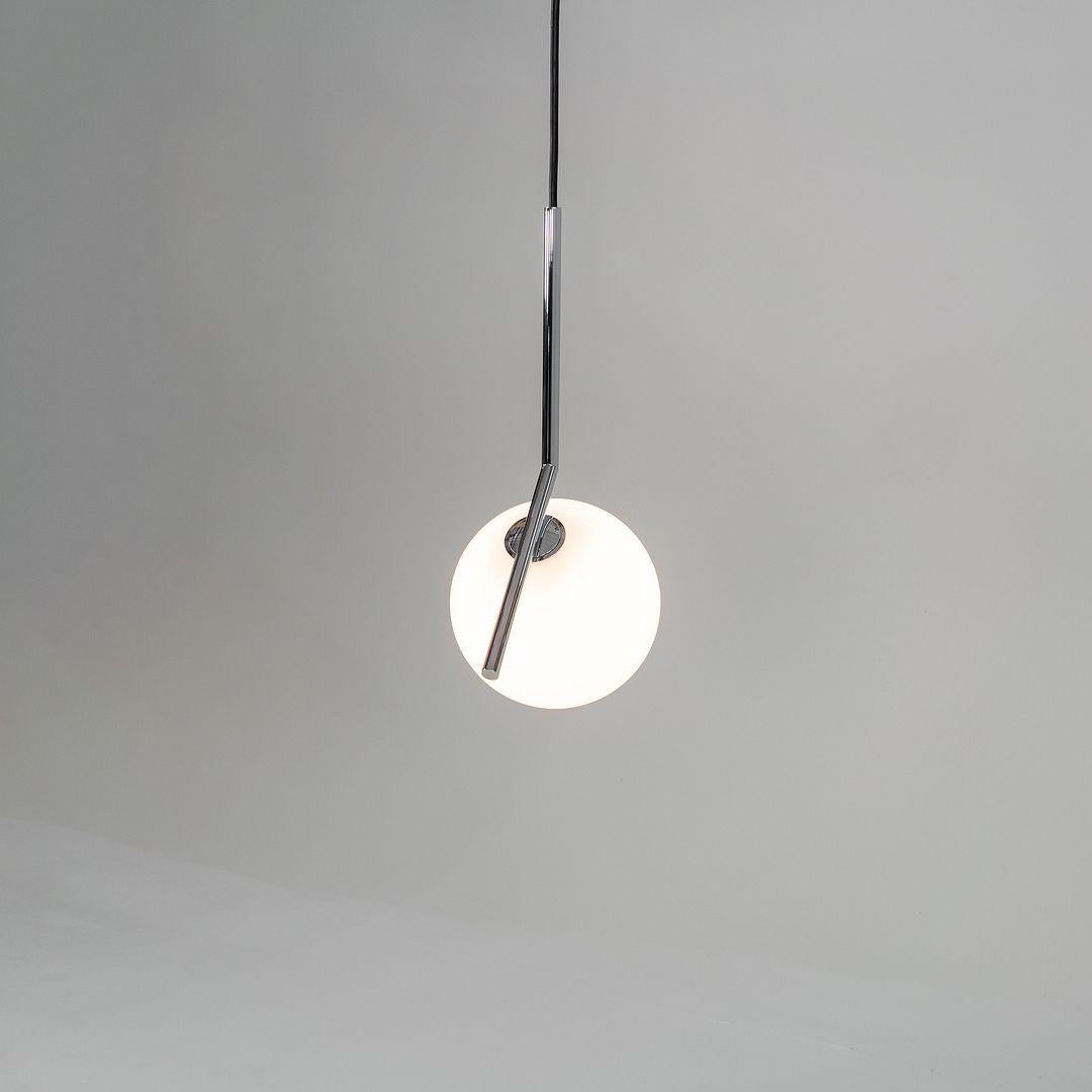 Acciaio 2022 Flos ICS Light Sospensione 1 Pendente di Michael Anastassiades in Cromo in vendita