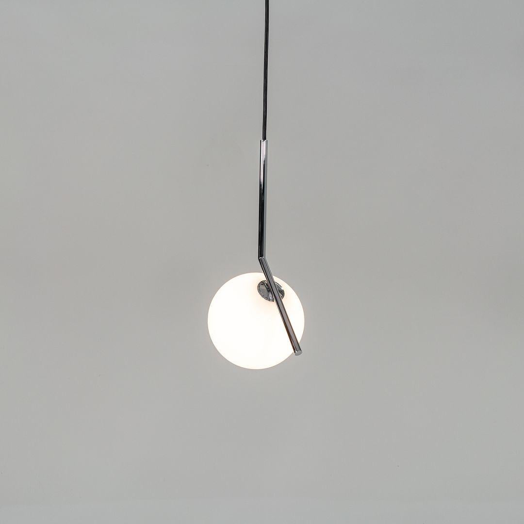 2022 Flos ICS Light Sospensione 1 Pendente di Michael Anastassiades in Cromo in vendita 1