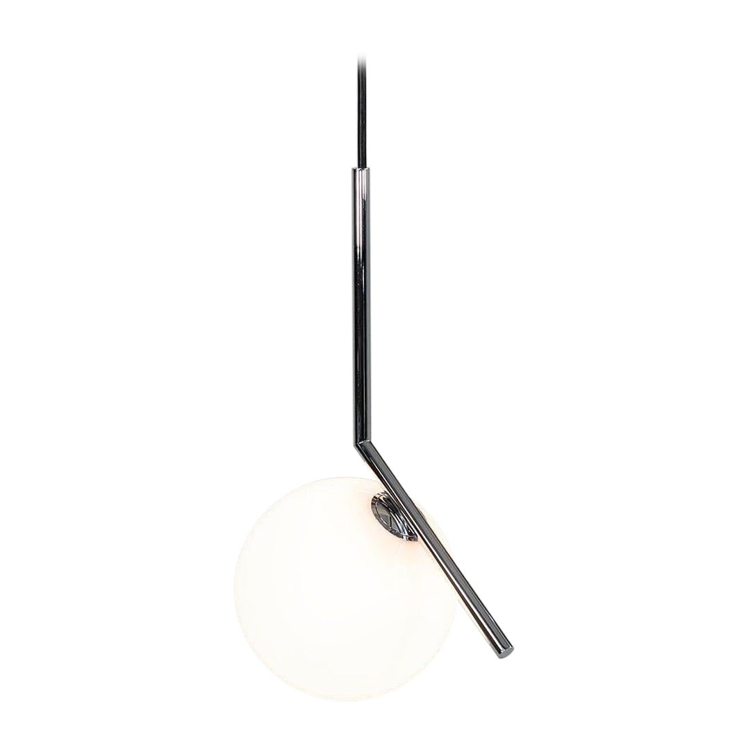 2022 Suspension 1 lumière de Flos ICS par Michael Anastassiades en chrome