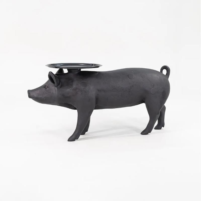 2022 Front Design Studio for Moooi Pig Side / End Table in Black For Sale 5