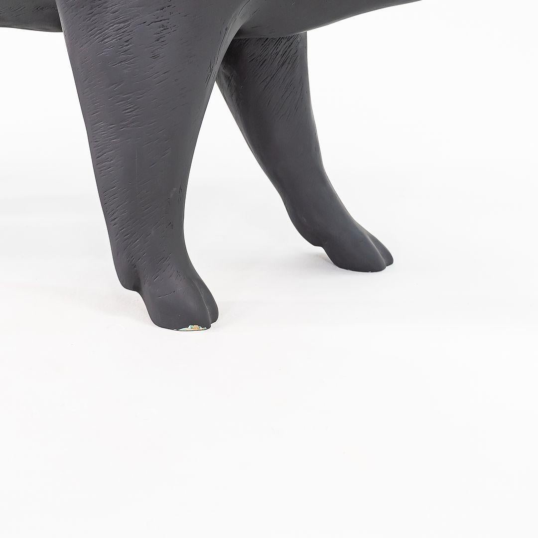 2022 Front Design Studio for Moooi Pig Side / End Table in Black In Excellent Condition For Sale In Philadelphia, PA