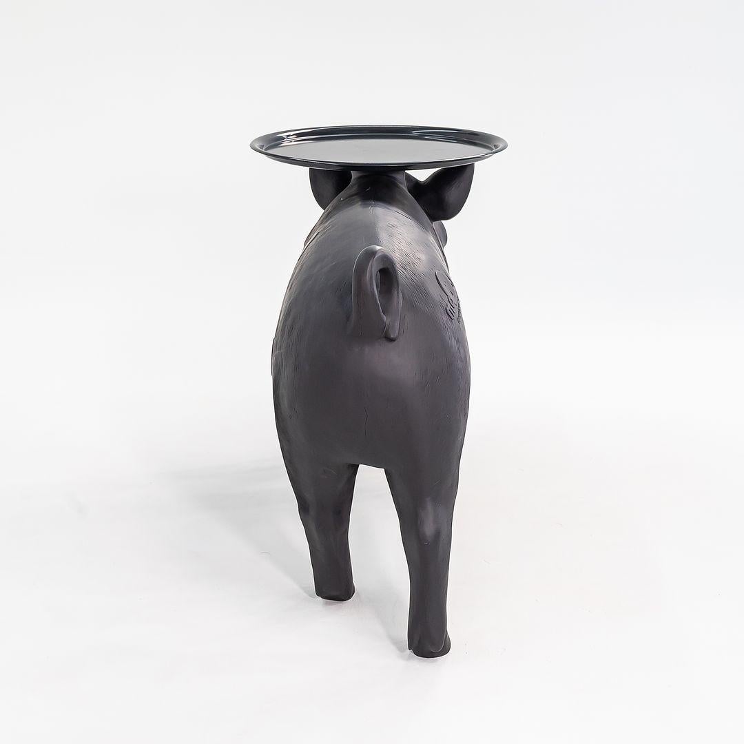 Contemporary 2022 Front Design Studio for Moooi Pig Side / End Table in Black For Sale