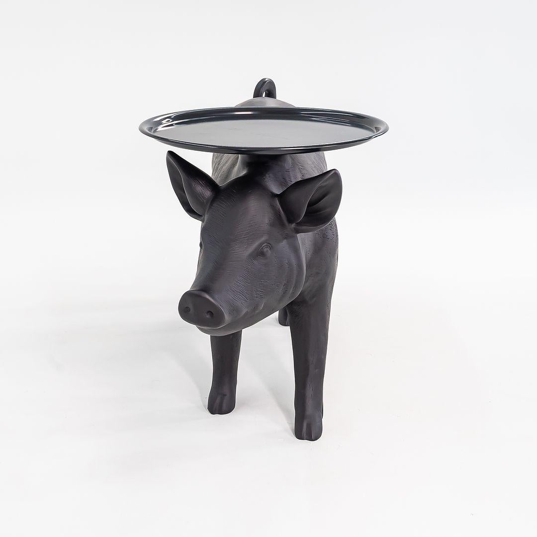 2022 Front Design Studio for Moooi Pig Side / End Table in Black For Sale 1