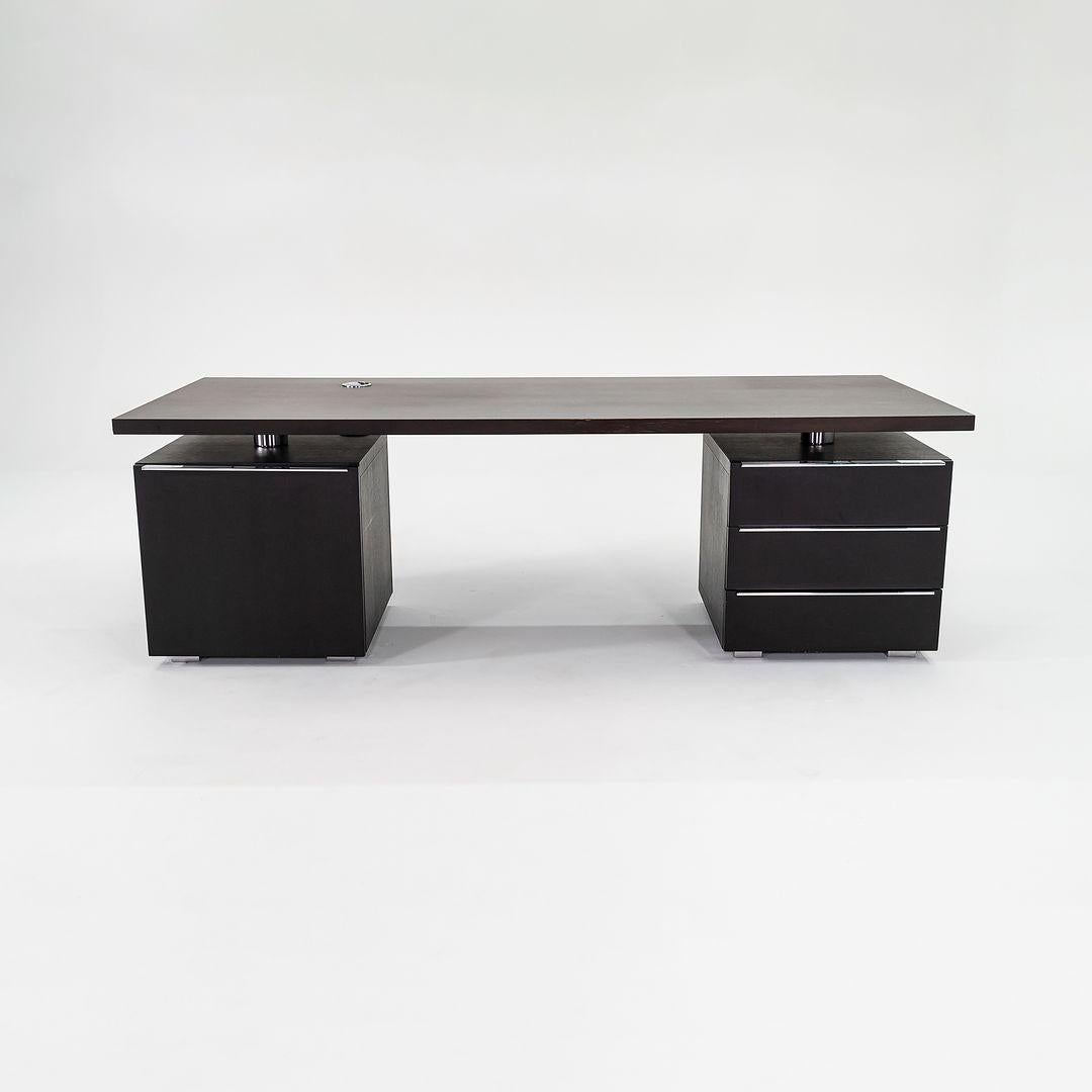 2022 Giulio Cappellini für Cappellini Senior-Schreibtisch mit Blatt links + Schublade in OAK im Angebot 3