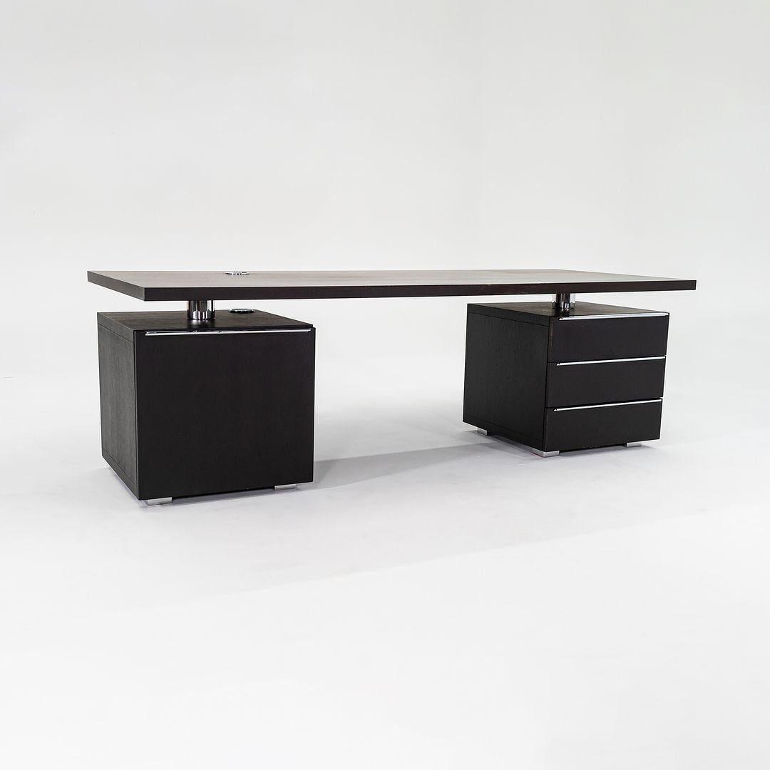 2022 Giulio Cappellini für Cappellini Senior-Schreibtisch mit Blatt links + Schublade in OAK im Angebot 4
