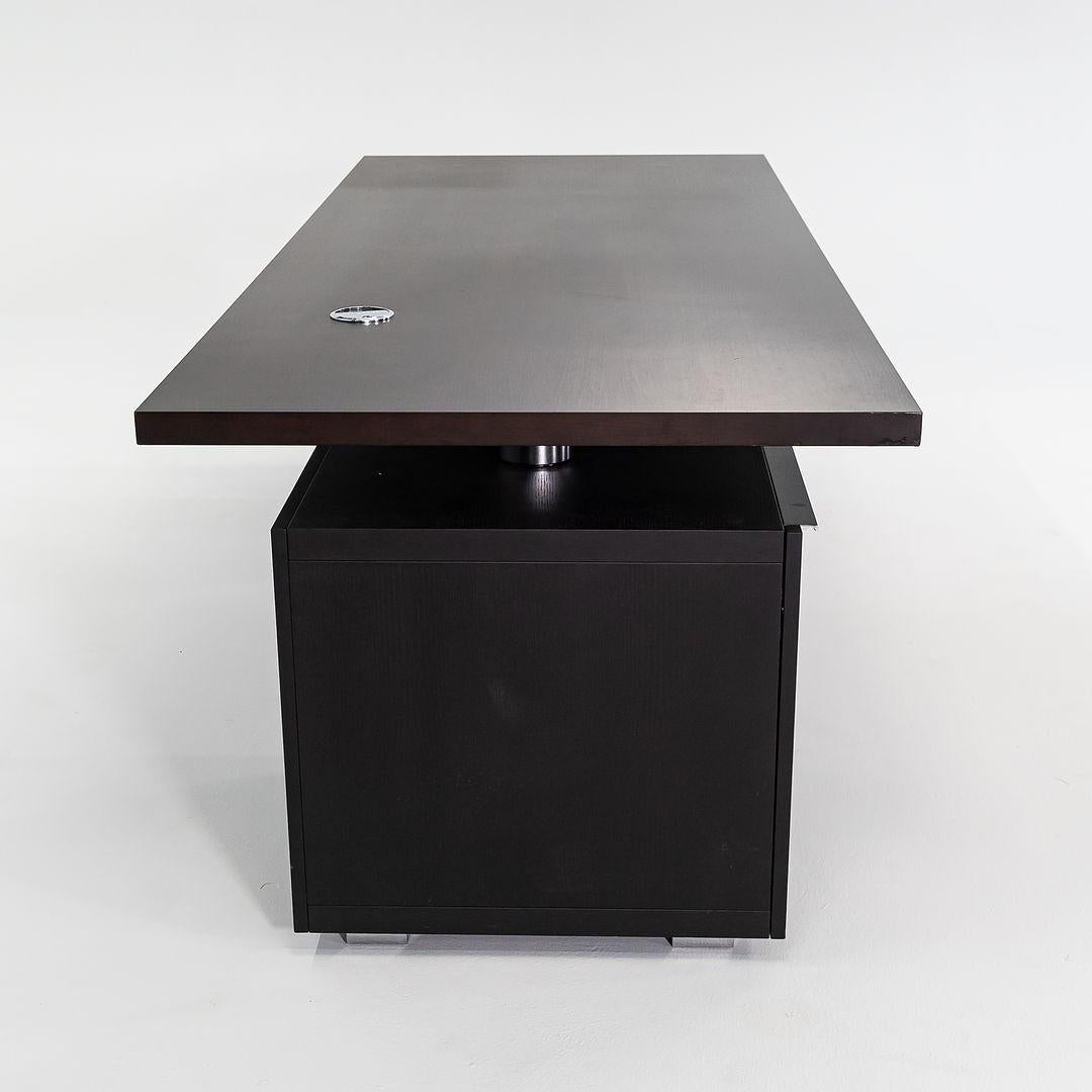 2022 Giulio Cappellini für Cappellini Senior-Schreibtisch mit Blatt links + Schublade in OAK (Metall) im Angebot